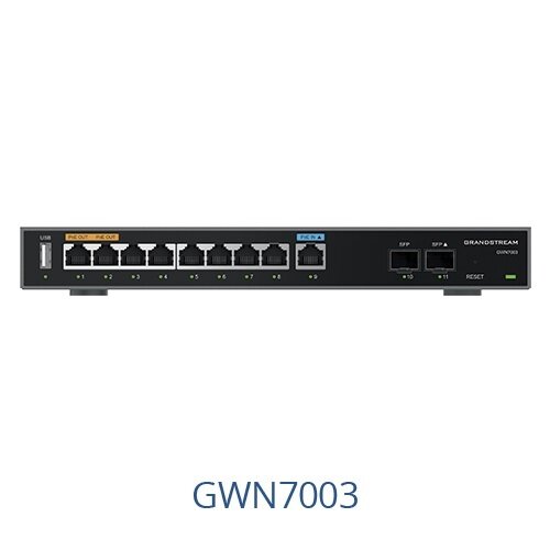 Grandstream GWN7003 Multi-WAN-Gigabit-VPN-Router mit integrierten Firewalls - Access Point - Router