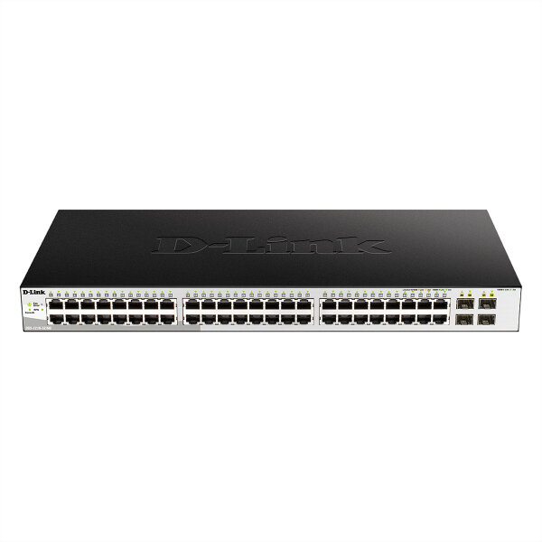 D-Link Switch 48 port 10/100/1000BASE-T 4 p SFP - Switch - 1 Gbps