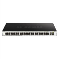 D-Link Switch 48 port 10/100/1000BASE-T 4 p SFP - Switch...