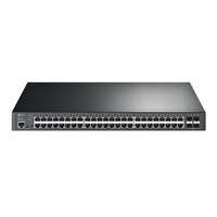 TP-LINK TL-SG3452P - Managed - L2/L3 - Gigabit Ethernet (10/100/1000) - Power over Ethernet (PoE) - Rack-Einbau - 1U