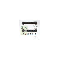 ATEN CS1824 KVMP Switch - KVM-/Audio-/USB-Switch - 4 x KVM/Audio/USB
