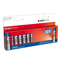 AgfaPhoto Batterie Alkaline Mignon AA LR06 1.5V -...