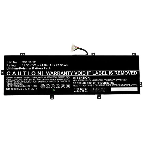 ET-W126385579 | Laptop Battery for Asus | MBXAS-BA0280 | Batterien | GRATISVERSAND :-) Versandkostenfrei bestellen in Österreich