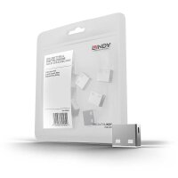 ET-40464 | Lindy USB Port Blocker White 10 pcs | no key |...