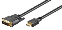 ET-HDM191815 | MicroConnect HDMI 19 - DVI-D 18+1, 5m M-M...
