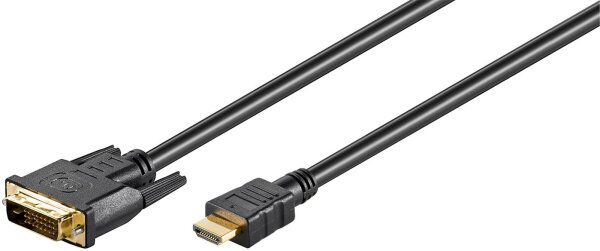 ET-HDM192411 | MicroConnect HDMI 19 - DVI-D M-M Cable 1m | HDMI Type A - DVI-D 24+1 M-M | Herst.Nr.: HDM192411| EAN: 5711783978336 |Gratisversand | Versandkostenfrei in Österreich