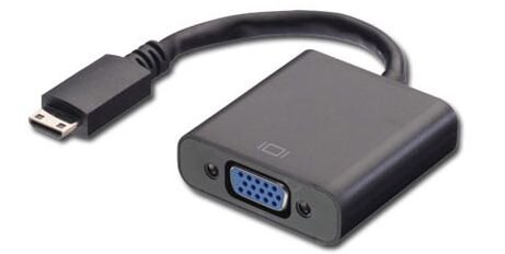 ET-HDMIVGAB | MicroConnect HDMI Mini - VGA adapter M-F | HDMI Mini type - VGA, Black  | Herst.Nr.: HDMIVGAB| EAN: 5712505706480 |Gratisversand | Versandkostenfrei in Österreich