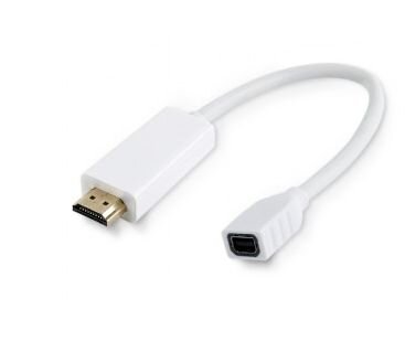 ET-HDMMDP | MicroConnect Adapter Mini DP to HDMI F-M | Cable lenght, 10cm white | Herst.Nr.: HDMMDP| EAN: 5704174195566 |Gratisversand | Versandkostenfrei in Österreich