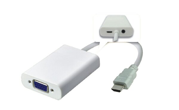 ET-HDMVGA2 | MicroConnect Adapter HDMI - VGA M/F, White | Support Audio, 1920*1080p@60Hz | Herst.Nr.: HDMVGA2| EAN: 5711045533945 |Gratisversand | Versandkostenfrei in Österreich