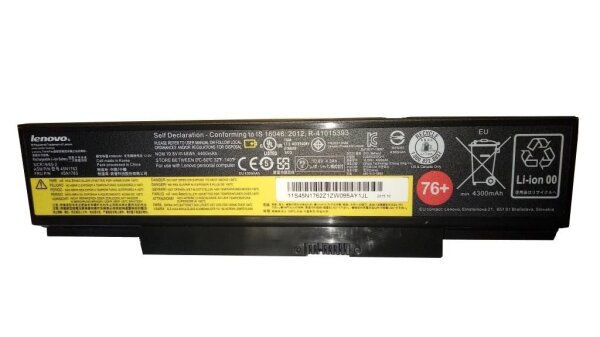 ET-45N1763 | Lenovo ThinkPad Battery 76+ 6cell | **New Retail** | Herst.Nr.: 45N1763| EAN: 5706998631473 |Gratisversand | Versandkostenfrei in Österreich