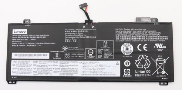 ET-5B10R38650 | Lenovo Battery 15.36V 45Wh 4 Cell | 5B10R38650, Battery, Lenovo | Herst.Nr.: 5B10R38650| EAN: 5706998992758 |Gratisversand | Versandkostenfrei in Österreich