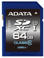 ET-ASDX64GUICL10-R | ADATA 64GB SDHC Class 10 USH-I |...