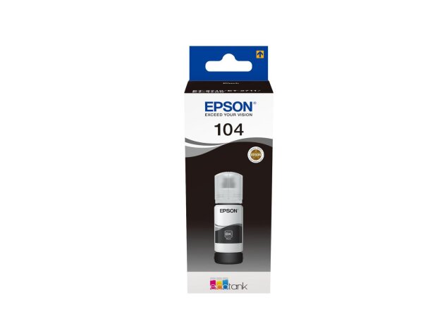 ET-C13T00P140 | Epson 104 EcoTank Black ink bottle | (WE) | Herst.Nr.: C13T00P140| EAN: 8715946655802 |Gratisversand | Versandkostenfrei in Österreich