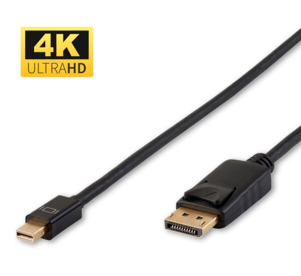 ET-DP-MMG-180MB | MicroConnect 4K Mini Displayport to  | Displayport Cable 2m 1.2v.  | Herst.Nr.: DP-MMG-180MB| EAN: 5712505498057 |Gratisversand | Versandkostenfrei in Österreich