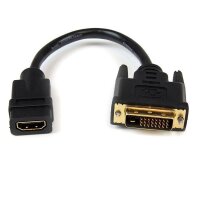 ET-HDDVIFM8IN | StarTech.com HDMI TO DVI-D ADAPTER - F/M...