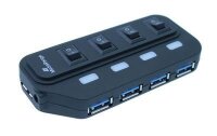ET-MRCS505 | MediaRange USB-HUB 4-Port USB 3.0 extern |...