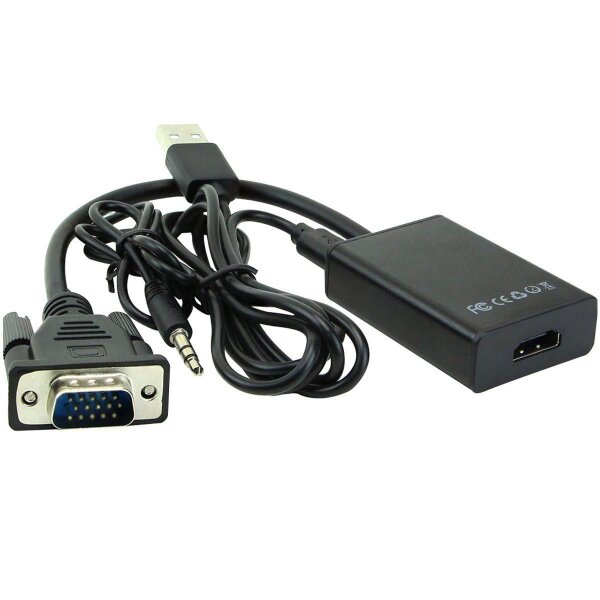 ET-MONGGHDMI | MicroConnect VGA + Audio to HDMI converter | With USB power and Audio.  | Herst.Nr.: MONGGHDMI| EAN: 5711045142499 |Gratisversand | Versandkostenfrei in Österreich