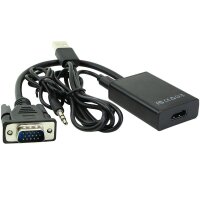 ET-MONGGHDMI | MicroConnect VGA + Audio to HDMI converter...