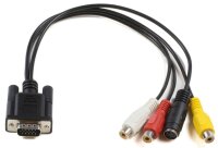 ET-MONGGSV | MicroConnect VGA to S-video 3x RCA 0,3m. |...