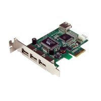 ET-PEXUSB4DP | StarTech.com 4 PORT LP PCIE USB CARD | 4...