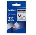 ET-TZ-211 | Brother P-Touch Tape Black on White 6  | mm...