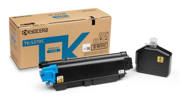 ET-TK-5270C | Kyocera Toner Cyan | Pages 6.000 | Herst.Nr.: TK-5270C| EAN: 632983049402 |Gratisversand | Versandkostenfrei in Österreich