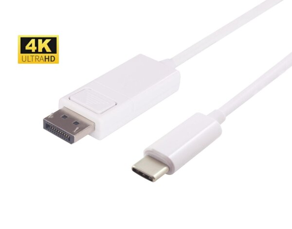 ET-USB3.1CDPB2W | MicroConnect USB-C Displayport cable 2m | USB-C to Displayport cable  | Herst.Nr.: USB3.1CDPB2W| EAN: 5706998092816 |Gratisversand | Versandkostenfrei in Österreich