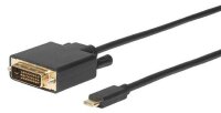 ET-USB3.1CDVI18B | MicroConnect USB-C to DVI-D Cable 1.8m...