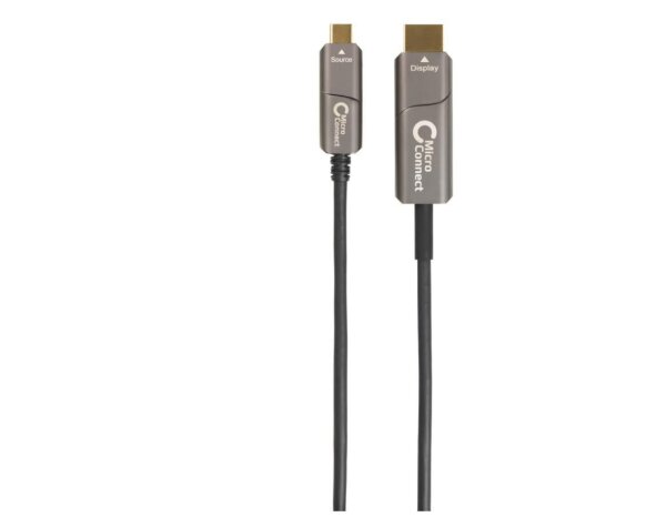 ET-USB3.1CHDMI10OP | MicroConnect USB-C HDMI fiber cable 10m | 10m USB-C to HDMI2.0 cable 4K  | Herst.Nr.: USB3.1CHDMI10OP| EAN: 5706998942371 |Gratisversand | Versandkostenfrei in Österreich