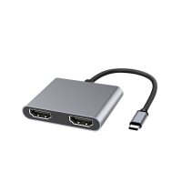 ET-USB3.1CHDMIX2 | MicroConnect USB-C to HDMI X2 Female...
