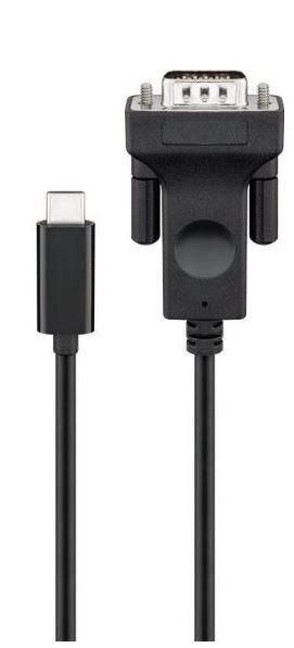 ET-USB3.1CVGA1.8 | MicroConnect USB - C to VGA 1.8m, Black | USB-C - VGA 15-pin M-M  | Herst.Nr.: USB3.1CVGA1.8| EAN: 5706998900425 |Gratisversand | Versandkostenfrei in Österreich