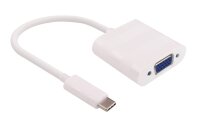 ET-USB3.1CVGAW | MicroConnect USB-C to VGA Adapter 0.2m |...