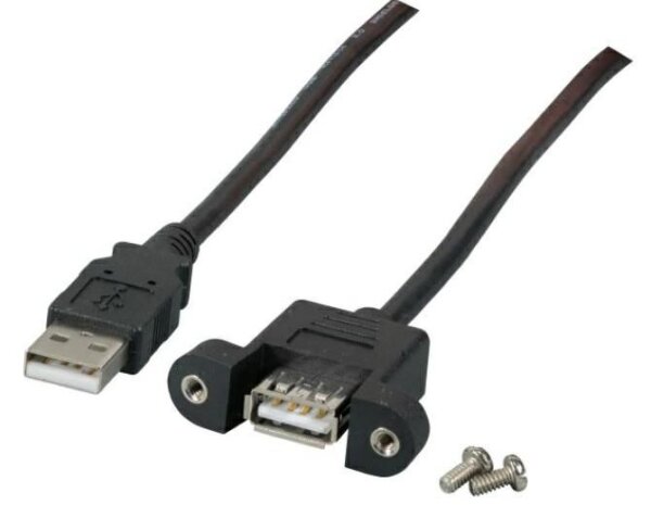 ET-USBAAF1PANEL05 | MicroConnect USB2.0  Extension A-A M-F 0,5m | Panel type | Herst.Nr.: USBAAF1PANEL05| EAN: 5711045973451 |Gratisversand | Versandkostenfrei in Österreich