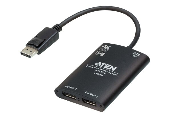 ET-W126262130 | 2-Port True 4K DisplayPort | VS92DP-AT | Video Splitter | GRATISVERSAND :-) Versandkostenfrei bestellen in Österreich