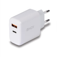 P-73424 | Lindy 30W USB Type A & C Charger - USB Typ...