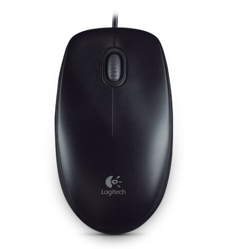 Logitech B100 - optische Maus - schwarz