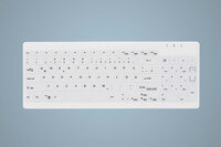 P-AK-C7012F-UVS-W/GE | Cherry Hygiene Compact Ultraflat Keyboard with NumPad Fully Sealed Watertight USB White | Herst. Nr. AK-C7012F-UVS-W/GE | Eingabegeräte | EAN: 7061114386346 |Gratisversand | Versandkostenfrei in Österrreich