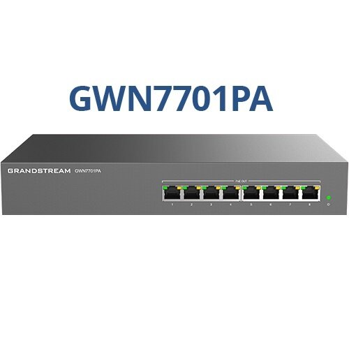 Grandstream GWN7701PA - Unmanaged - Gigabit Ethernet (10/100/1000) - Rack-Einbau