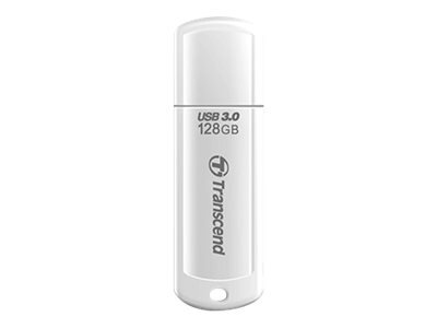 Transcend JetFlash TS128GJF730 - 128 GB - USB Typ-A - 3.2 Gen 1 (3.1 Gen 1) - Kappe - 8,5 g - Weiß