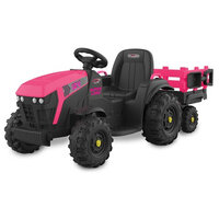 P-460897 | JAMARA Ride-on Traktor Super Load mit Anhänger 12V pink | Herst. Nr. 460897 | Spielzeug | EAN: 4042774465353 |Gratisversand | Versandkostenfrei in Österrreich