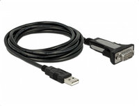 P-65962 | Delock 65962 - Schwarz - 3 m - USB Typ-A - DB-9...