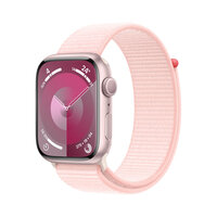 Apple Watch 9 GPS 45mm Rosé Alu Hellrosa Sport Loop
