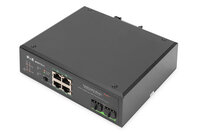 P-DN-651109 | DIGITUS 4 Port Gigabit Ethernet Netzwerk PoE Switch, Industrial, Unmanaged, 2 SFP Uplink | Herst. Nr. DN-651109 | Netzwerkgeräte | EAN: 4016032457923 |Gratisversand | Versandkostenfrei in Österrreich