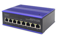 P-DN-650108 | DIGITUS 8 Port Fast Ethernet Netzwerk PoE...