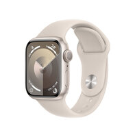 Apple Watch 9 GPS 41mm Alu Polarstern Sportarmband S/M