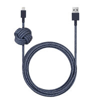 Native Union Night Cable USB-A to Lightning 3m Indigo Blue