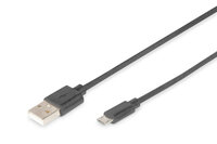DIGITUS Micro USB Anschlusskabel USB 2.0 kompatibel 1.8 m