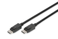 DIGITUS DisplayPort Kabel 3m DP St/St m/Verriegelung UHD 8K