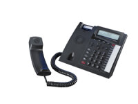 AGFEO T 18 - Analoges Telefon - Freisprecheinrichtung - 99 Eintragungen - Schwarz