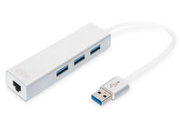 P-DA-70250-1 | DIGITUS USB 3.0 3-Port Hub & Gigabit...